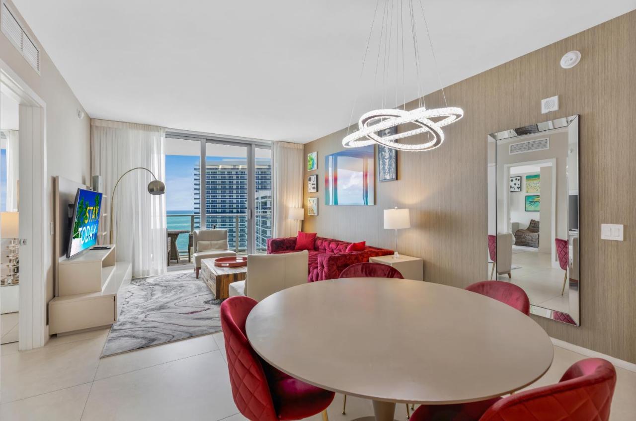 Seashore Resort - 2 Bedroom Right On The Beach Direct Ocean-View With Amenities On The Rooftop Hollywood Extérieur photo
